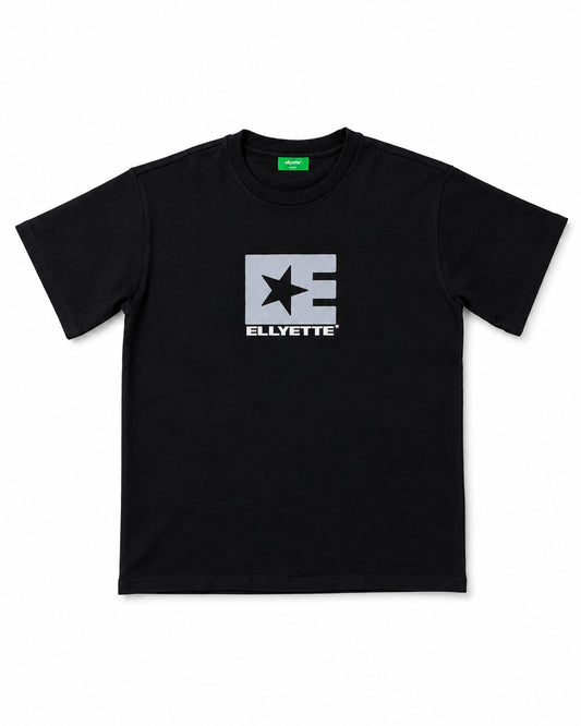 BLACK LOGO TEE