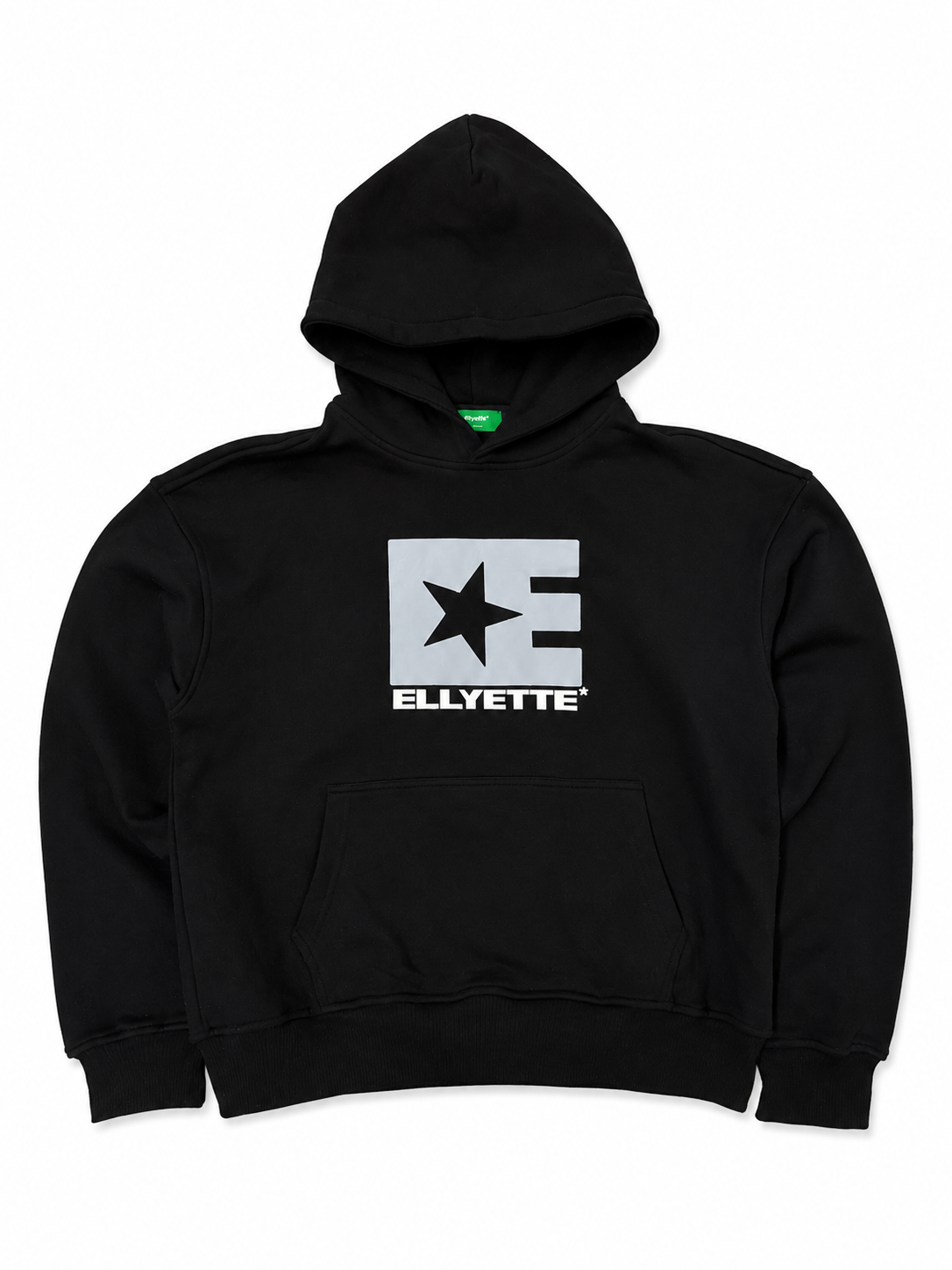 BLACK LOGO HOODIE