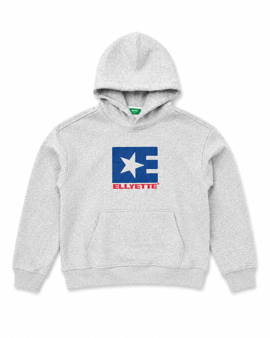 GREY LOGO HOODIE